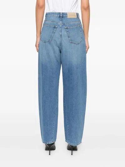 Givenchy Cocoon Pants In Washed Denim