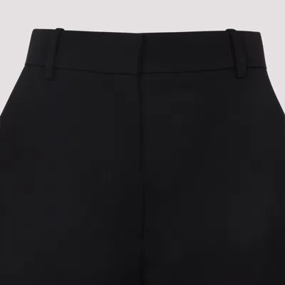 Givenchy Black Wool Tailored Pants In Black