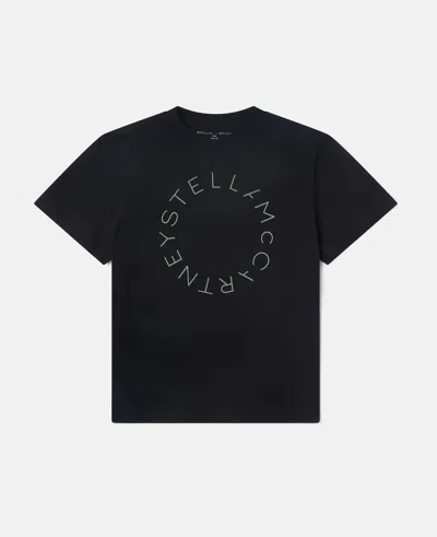 Stella Mccartney Logo Graphic T-shirt In Black