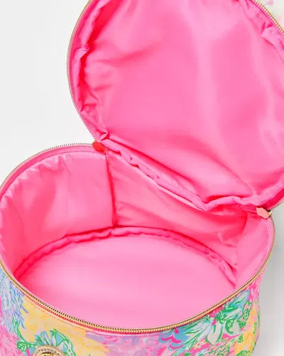 Lilly Pulitzer Round Cosmetics Case