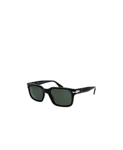 Persol Rectangle Frame Sunglasses In Black
