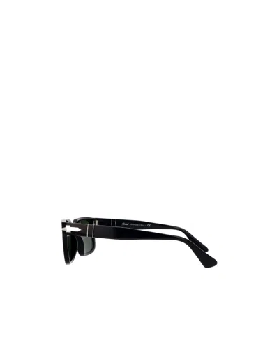 Persol Rectangle Frame Sunglasses In Black