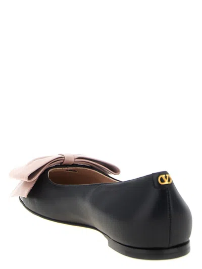 Valentino 'bowow' Ballet Flats Featuring Bow Detail In Black