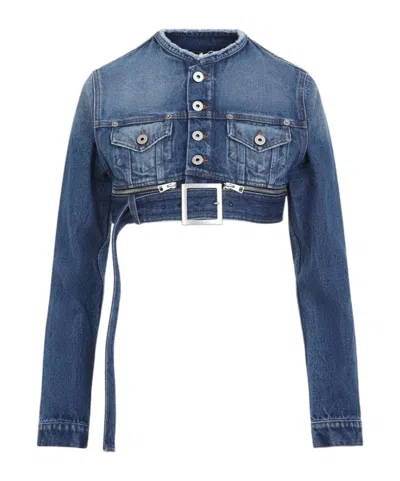 Jean Paul Gaultier Denim Jacket In Blue