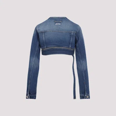 Jean Paul Gaultier Denim Jacket In Blue