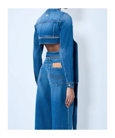 Jean Paul Gaultier Denim Jacket In Blue