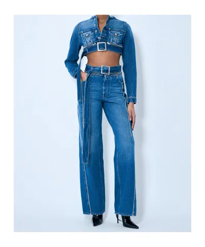 Jean Paul Gaultier Denim Jacket In Blue