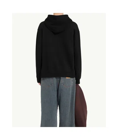 Mm6 Maison Margiela Relaxed Fit Crew Neck Sweatshirt With Ribbed Detailing In Multi