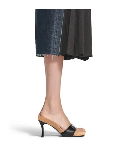 Balenciaga Scholl Collaboration Sandals Buckle Detail In Multi