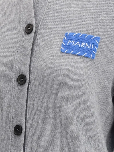 Marni Cashmere Cardigan With Logo