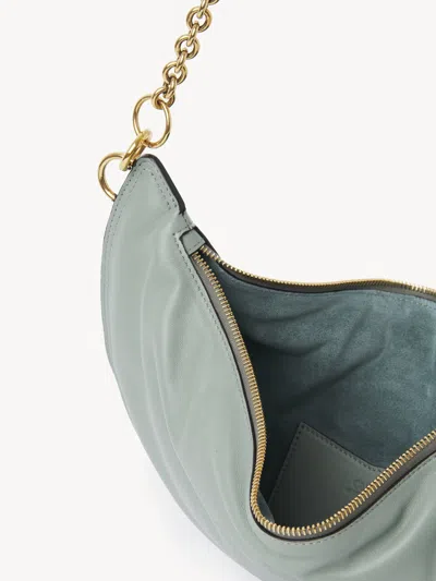 Chloé Chlo Sea Green Nappa Leather Chloe Icons Shoulder Bag In Green