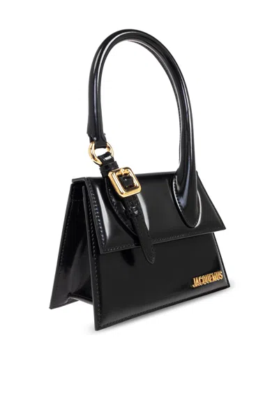 Jacquemus Medium Black 'the Chiquito' Handbag