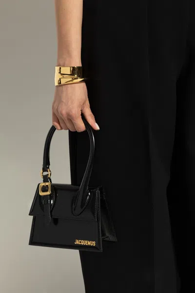 Jacquemus Medium Black 'the Chiquito' Handbag