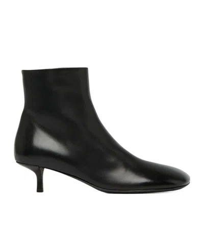 Marsèll Leather Ankle Boots In Black