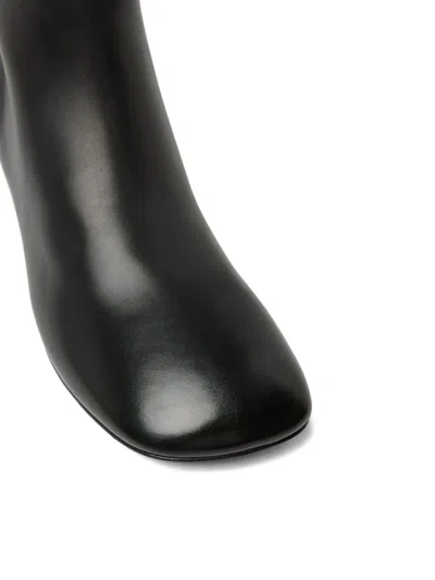 Marsèll Leather Ankle Boots In Black