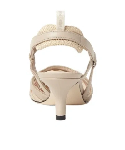 Fendi Colibri Lite Slingback In Beige Ff Mesh Women In White