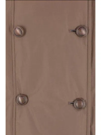 Brunello Cucinelli Moorer Giacca Veton In Brown