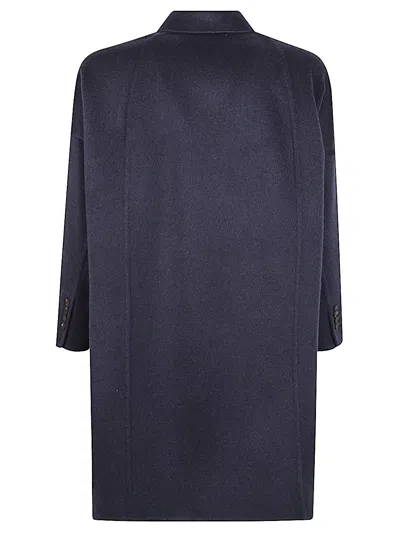 Brunello Cucinelli Oversized Double-breasted Coat Flap Pockets