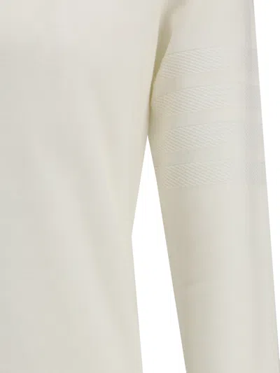 Thom Browne Virgin Wool Sweater In White