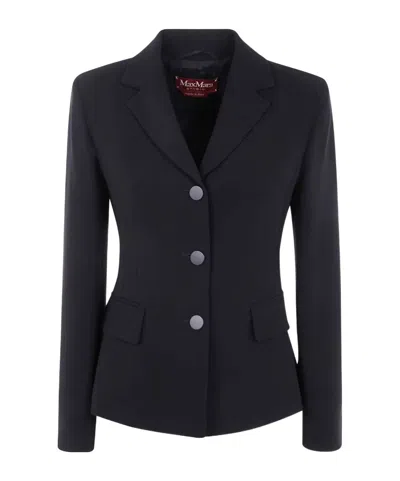 Max Mara Studio Colibri Single-breasted Jacket In Black