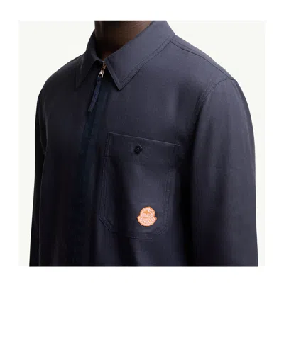 Moncler Vigeon Tech Down Jacket In Blue