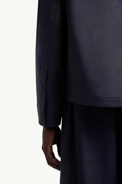 Moncler Vigeon Tech Down Jacket In Blue