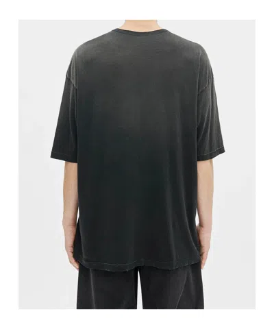 Ann Demeulemeester Dieter High Comfort T-shirt With Patches In Black