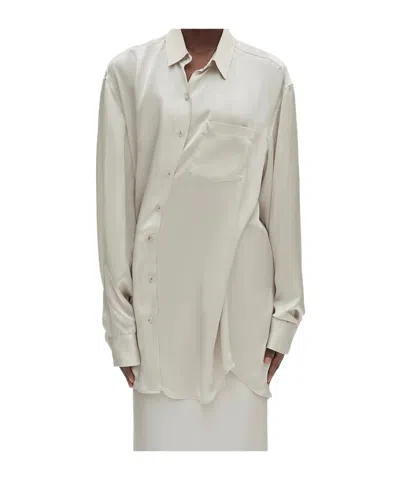 Ann Demeulemeester Elisabeth Long High Comfort Shirt In White