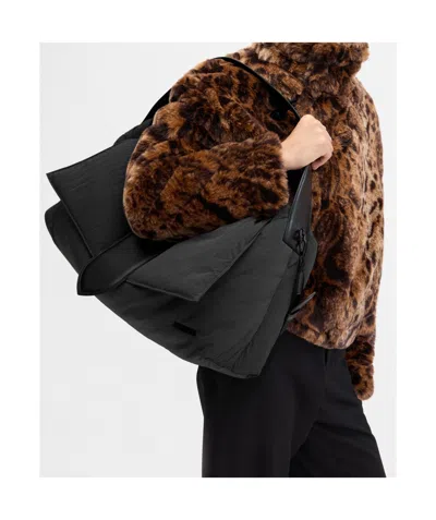 Jacquemus The Messenger Bambino Bag With Adjustable Shoulder Strap In Black