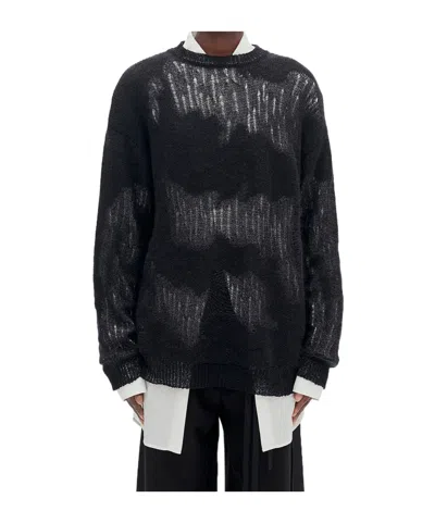 Ann Demeulemeester Anneke Comfort Tailored Trousers In Black