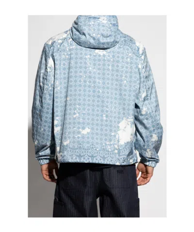 Amiri Ma Quad Windbreaker Jacket In Blue