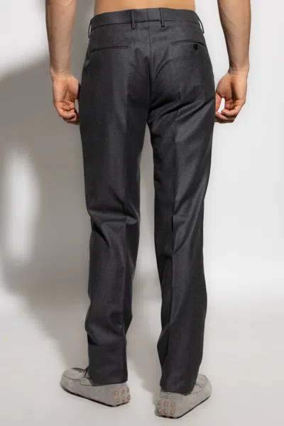 Etro Pleated Trousers With Zip Detail