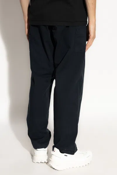 Stone Island Pants With Pockets In Black