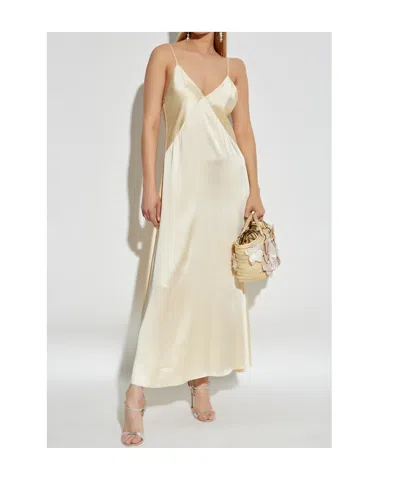 Forte Forte Suspender Dress In Gold