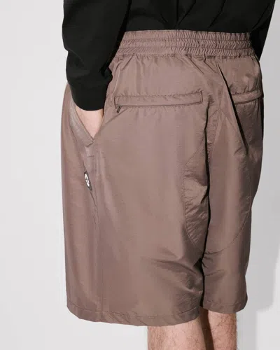 Kenzo 'boke Flower 2.0' Shorts In Technical Cotton In Brown
