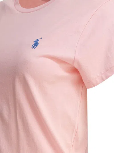 Polo Ralph Lauren Slim-fit Cotton T-shirt In Pink