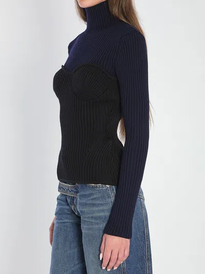 Jean Paul Gaultier Ribbed Knit Pullover