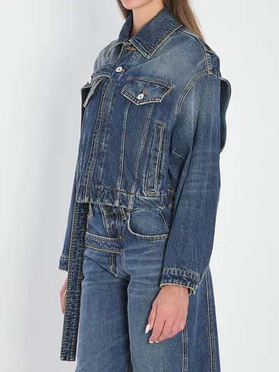 Jean Paul Gaultier Strap Jacket In Denim