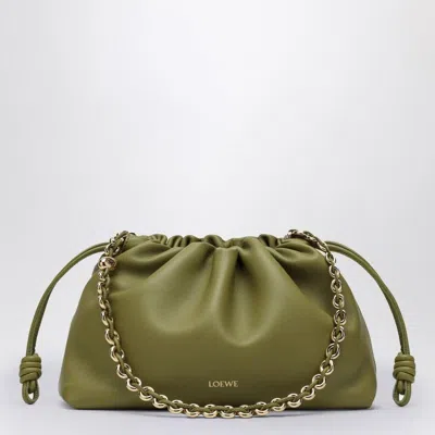 Loewe Flamenco Purse Medium Light Moss Women In Green
