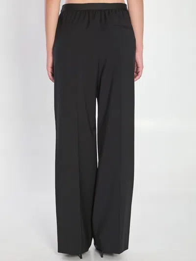 Loewe Elastic Waist Casual Pants In Black