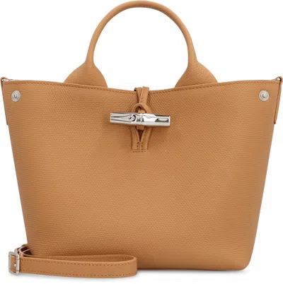 Longchamp Le Roseau Walnut-coloured Bag S