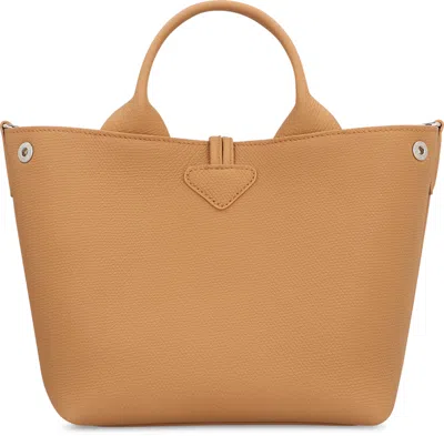 Longchamp Le Roseau Walnut-coloured Bag S