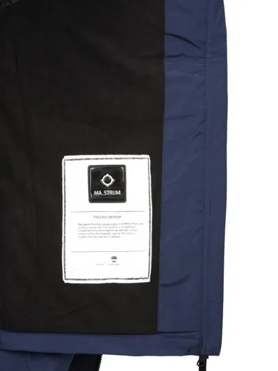 Ma.strum Ma. Strum Mens Blue Other Materials Outerwear Jacket