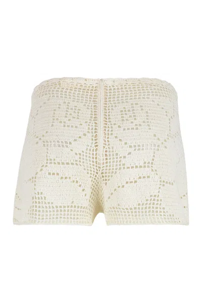 Magda Butrym Knitted Crochet Shorts