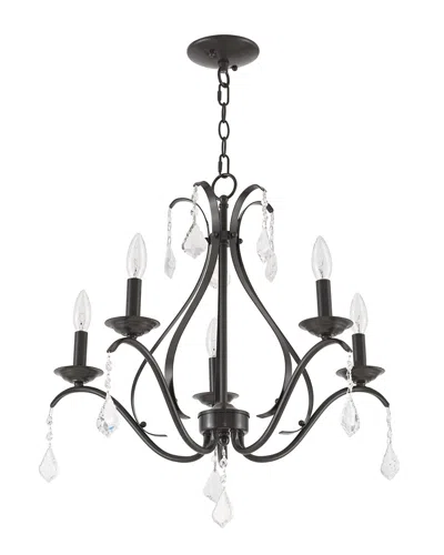 Livex Lighting Livex Caterina 5-light English Bronze Chandelier In Black