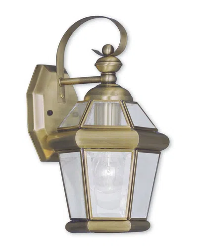 Livex Lighting Livex Georgetown 1-light Ab Outdoor Wall Lantern