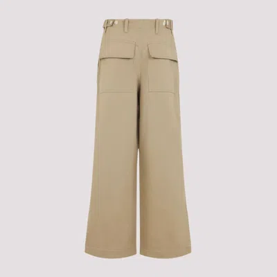 Marni Rose Embroidered Cotton Gabardine Pants