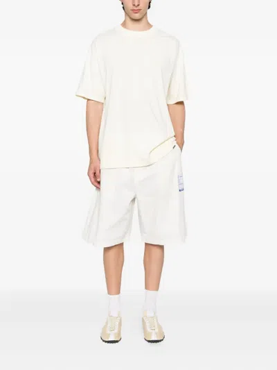 Miharayasuhiro Elasticated-waist Patch-pocket Shorts In Neutral