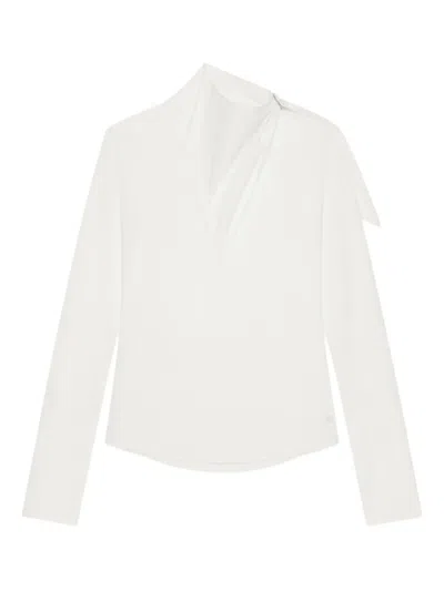 Courrèges Cotton Asymmetric Blouse