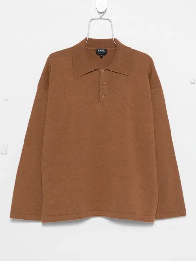 Apc Tan Manuel Polo In Brown